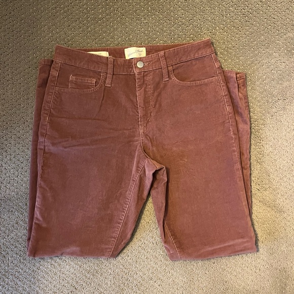 Universal Threads Dusty Pink Corduroy Pants - Picture 2 of 3